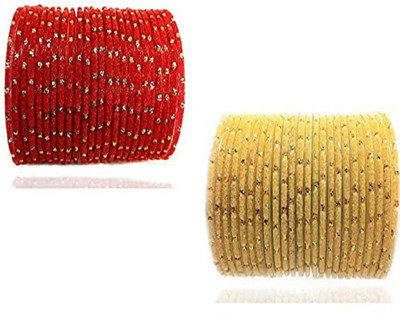 MADHAV ENTERPRISES Glass Bangle Set(Pack of 48)