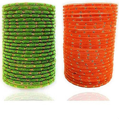 MADHAV ENTERPRISES Glass Bangle Set(Pack of 48)