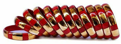 MADHAV ENTERPRISES Glass Bangle Set(Pack of 12)