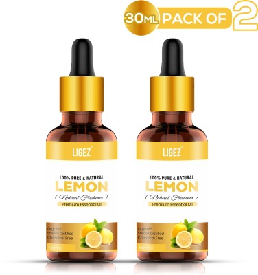 Ligez Pure Lemon Essential Oil(60 ml)