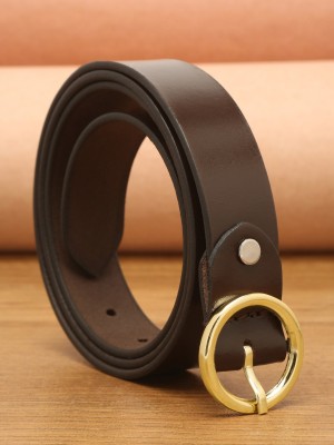 Teakwood Leathers Women Casual Brown Genuine Leather Belt