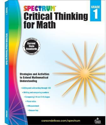 Spectrum Critical Thinking for Math, Grade 1(English, Paperback, unknown)