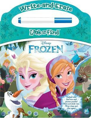 Disney Frozen Write & Erase Look & Find(English, Hardcover, Kids P I)
