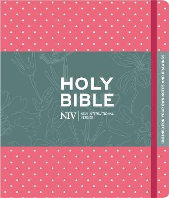 NIV Pink Polka Dot Journalling Bible with Unlined Margins(English, Hardcover, Version New International)
