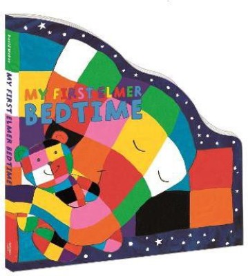 My First Elmer Bedtime(English, Board book, McKee David)