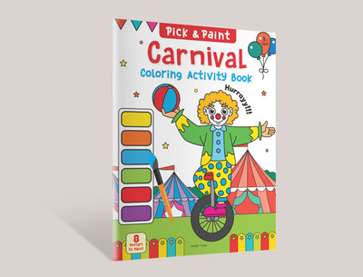 Pick and Paint Coloring Activity Book for Kids Carnival(English, Paperback, Wonder House Books)