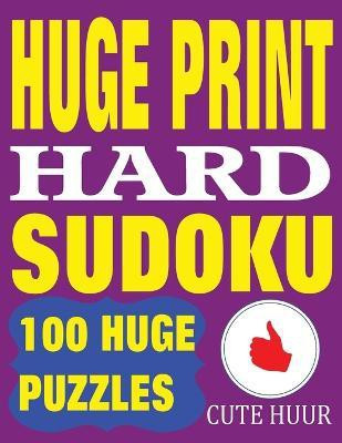 Huge Print Hard Sudoku(English, Paperback, Huur Cute)