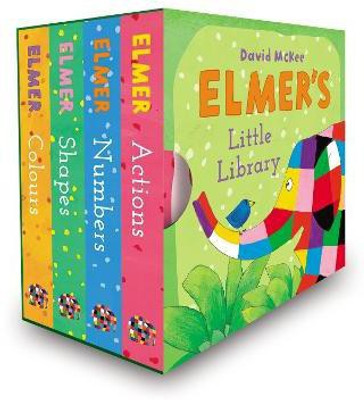 Elmer's Little Library(English, Board book, McKee David)