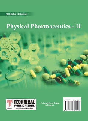 Physical Pharmaceutics II for B. PHARMACY PCI SYLLABUS - TEXTBOOK(Paperback, Dr. Ganesh kumar Gudas,, B. Nagarani)