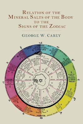 Relation of the Mineral Salts of the Body to the Signs of the Zodiac(English, Paperback, Carey George W)