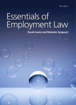 Essentials of Employment Law(English, Paperback, Lewis David)