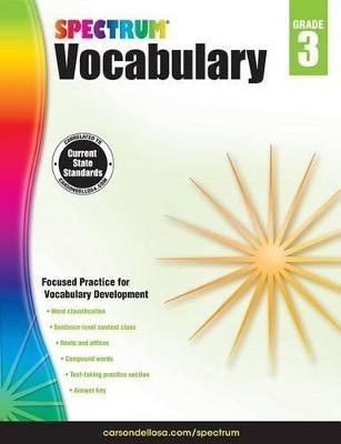 Spectrum Vocabulary, Grade 3(English, Paperback, Spectrum)