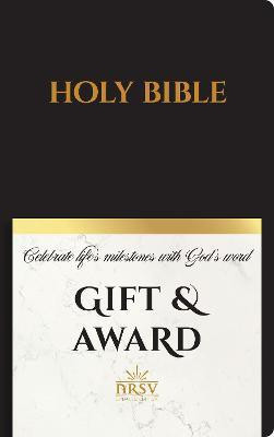 NRSV Updated Edition Gift & Award Bible (Imitation Leather, Black)(English, Leather / fine binding, Churches National Council of)