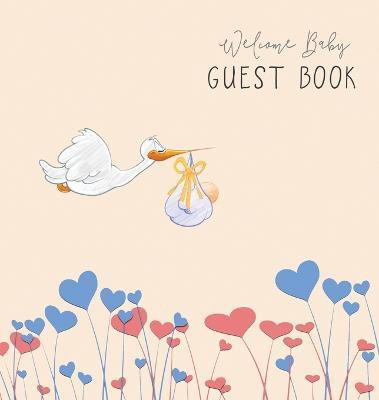 BABY SHOWER GUEST BOOK with GIFT LOG (Hardcover) for Baby Naming Day, Baby Shower Party, Christening or Baptism Ceremony, Welcome Baby Party(English, Hardcover, unknown)