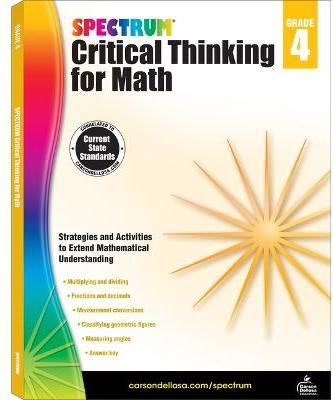 Spectrum Critical Thinking for Math, Grade 4(English, Paperback, unknown)
