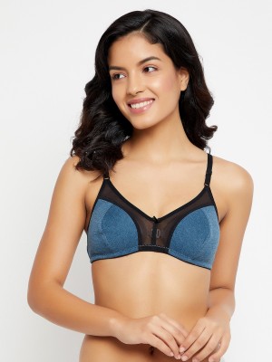 Clovia Women T-Shirt Non Padded Bra(Blue)