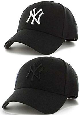 Rozti Embroidered Cricket Cap Cap(Pack of 2)