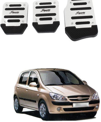XZRTZ 3Pcs Non-Slip Manual Transmission Mt Car Truck Chrome Pedal 333 Car Pedal
