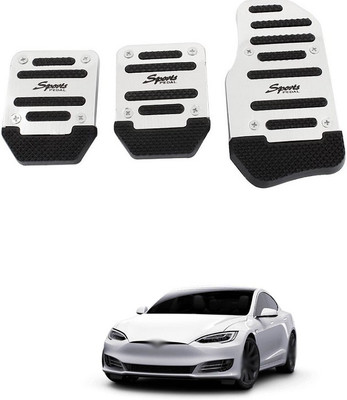 XZRTZ 3Pcs Non-Slip Manual Transmission Mt Car Truck Chrome Pedal 490 Car Pedal