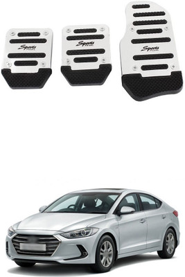 XZRTZ 3Pcs Non-Slip Manual Transmission Mt Car Truck Chrome Pedal 275 Car Pedal