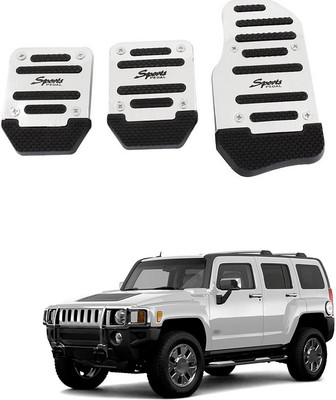 XZRTZ 3Pcs Non-Slip Manual Transmission Mt Car Truck Chrome Pedal 324 Car Pedal