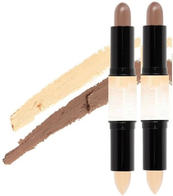 Latixmat DUAL 2 IN 1 HIGHLIGHTER AND CONTOUR FACE MAKEUP STICK Concealer(multi color, 4 g)