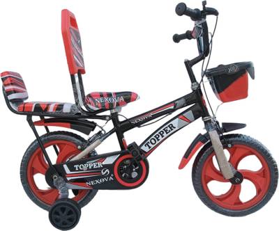NEXOVA 14 T BICYCLE TOPPER D/GADDI PVC (RED) FOR 2 TO 4 YEAR KIDS BABY 14 T BMX Cycle