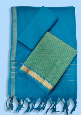 SHREE MAHAVEER HANDLOOMS Cotton Blend Printed Salwar Suit Material