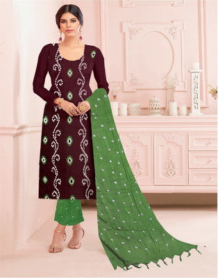 WILLMAKE Georgette Printed Salwar Suit Material