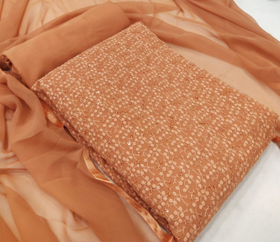 ICCHIT FAL Georgette Embroidered Salwar Suit Material