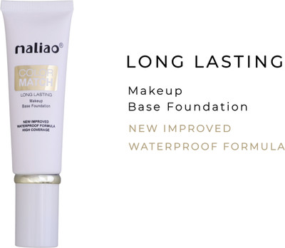 maliao Color Match Long Lasting Makeup Base Foundation New Improved High Coverage 50ml Foundation(Ivory, 50 ml)