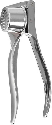 VARNITYA Stainless Steel Garlic Press Professional Kitchen Garlic Crusher Garlic Press(Silver)