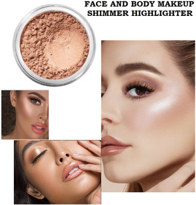 KAIASHA New Illuminator Glowing Shimmer Shiny Bronzer Highlight For Professional Look Highlighter(BRONZOR)