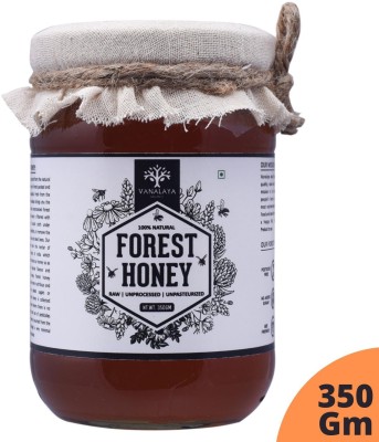 Vanalaya Forest Raw Honey Unprocessed Pure natural organic honey for weight loss(350 g)