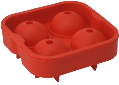 Frackson Red Silicone Ice Ball Tray(Pack of1)