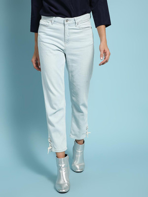 Koovs Regular Women Blue Jeans