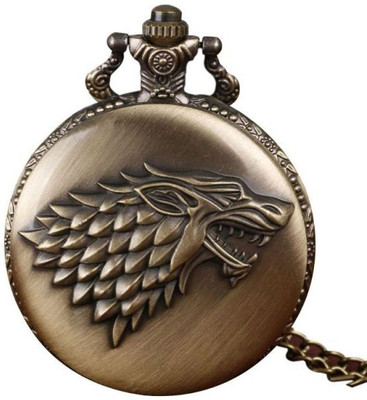 gtrp Antique Steampunk Vintage Pocket Watch Metal Keychain for Gifting Lion Key Chain Key Chain