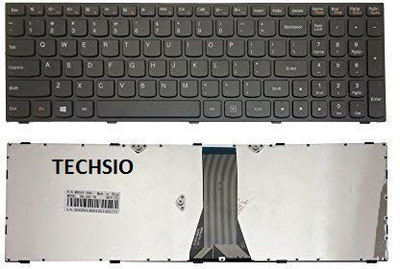 TechSio Ideapad G50-70/G50/G50-30/G50-45/G50-80/G50-75 Series Internal Laptop-size Laptop Keyboard Compatible with Desktop, Laptop, Mac(Black)