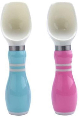 HENIJ 2 Pcs Ice Cream Scoop,No-Thaw Hard Ice Cream Scoop Ergonomic Non-Slip Grip(Mix) Kitchen Scoop