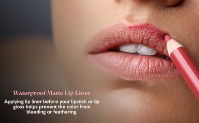 Libline Waterproof Matte Multi-purpose use lipliner for women girl(RED)
