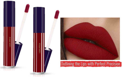 MYEONG GREAT AND BEST FOR HIGH SHINE GLOSS LIQUID LIPSTICK COMBO(MAROON, 12 ml)