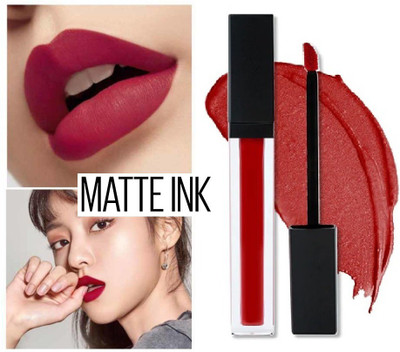 MYEONG Matte Finish Maroon Liquid Creme Lipstick(MAROON, 6 g)