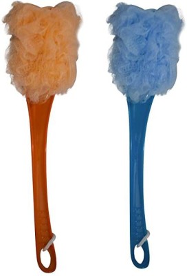 Tanvika Loofah(Pack of 2, Peach, Blue)