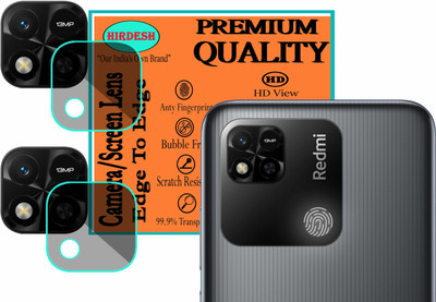 HIRDESH Back Camera Lens Glass Protector for Redmi 10A(Pack of: 2)