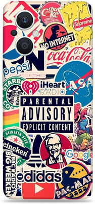 SkinoMania Oppo-F21 Pro 5g Mobile Skin(Multicolor Logistic-Brands)