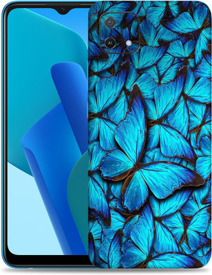 SkinoMania Oppo-A16e Mobile Skin(Blue Butterfly)