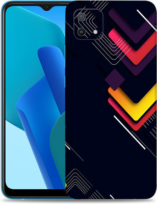 SkinoMania Oppo-A16e Mobile Skin(Multicolor Elbow-Abstract)