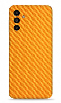 OggyBaba Samsung Galaxy A13 5g, Carbon Fiber Golden Mobile Skin(Golden)