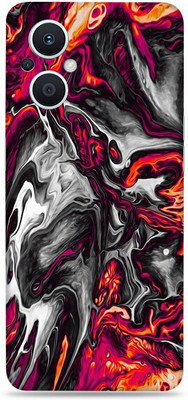 SkinoMania Oppo-F21 Pro 5g Mobile Skin(Multicolor Lava)