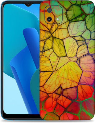 SkinoMania Oppo-A16e Mobile Skin(Multicolor Abstract)